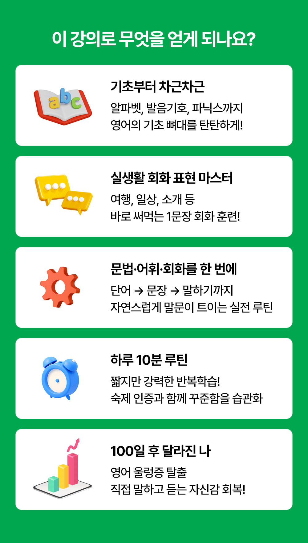 밀가루쌤 영어강의로 무엇을 얻게 되나요?