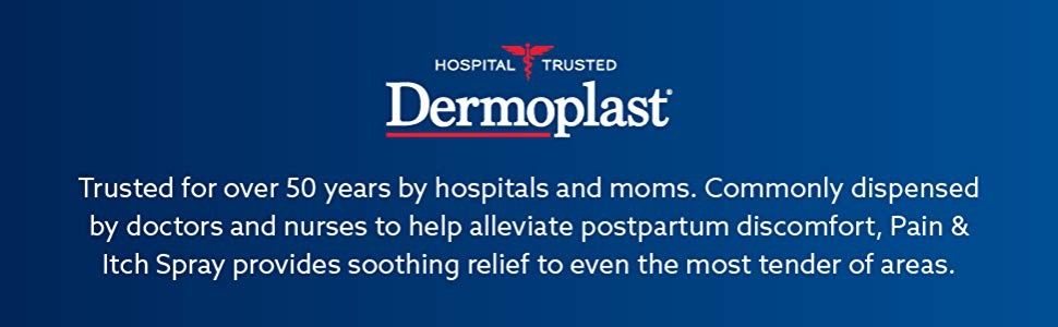 Dermoplast pain itch spray hospital trusted