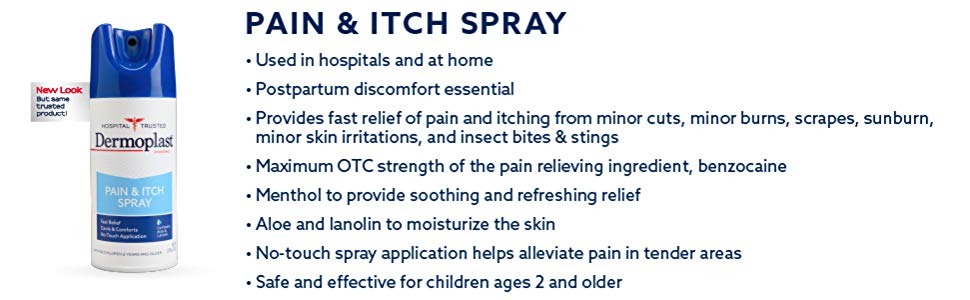 Dermoplast pain itch spray hospital trusted