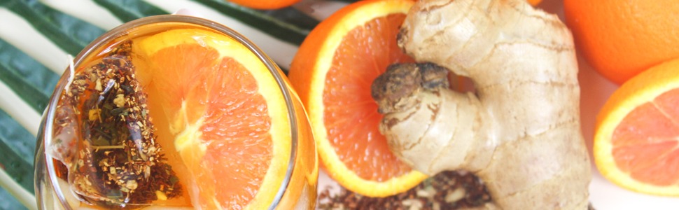 blood orange ginger nausea morning sickness tea