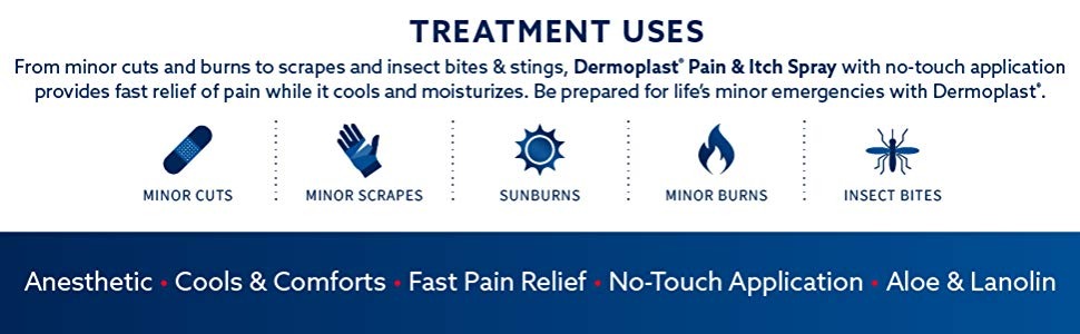 Dermoplast pain itch spray hospital trusted