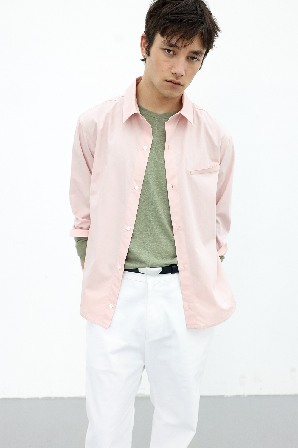 [ANYTIME LOREAK] FREESIA BLOOM SHIRT - PINK