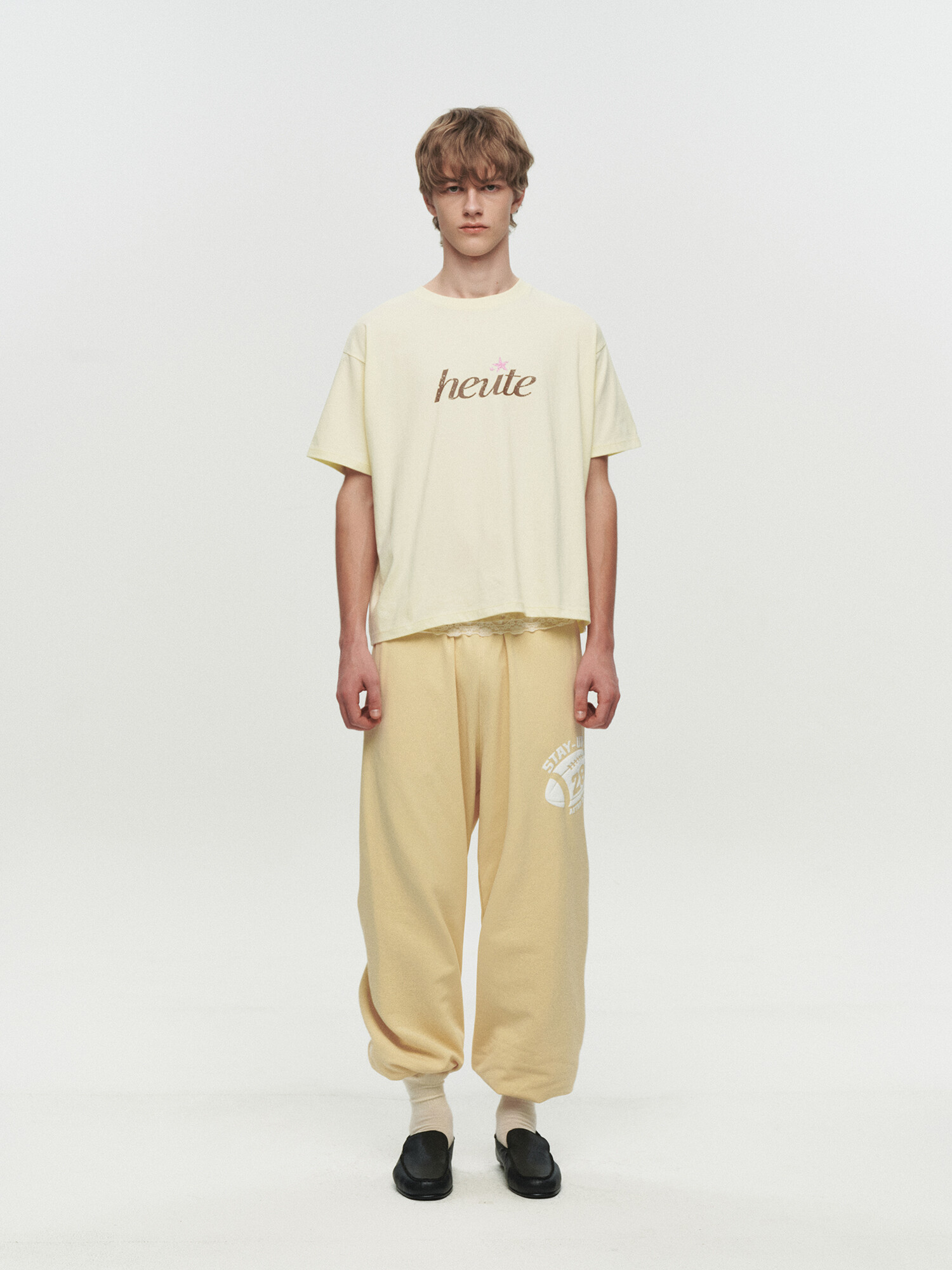 [HEUTE] STAY UP SWEATPANTS (YELLOW)