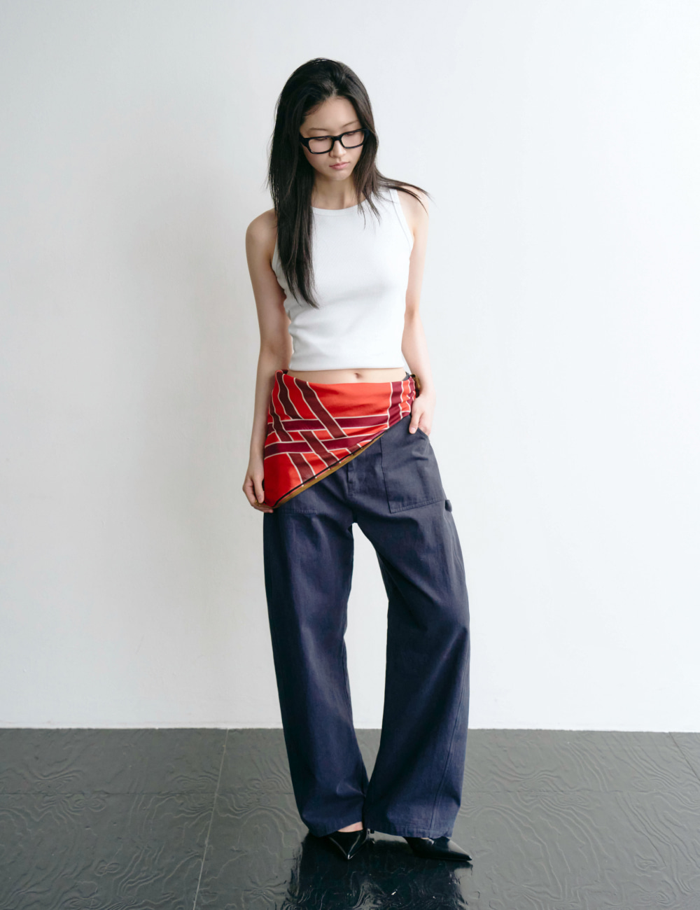 [GEN:RE] Arch Carpenter Chino Pants Navy