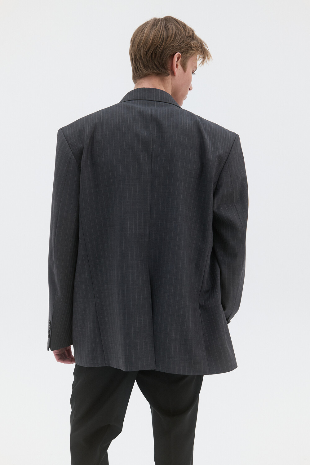[WINDER] CORE SINGLE TAILORED JACKET - CHARCOAL