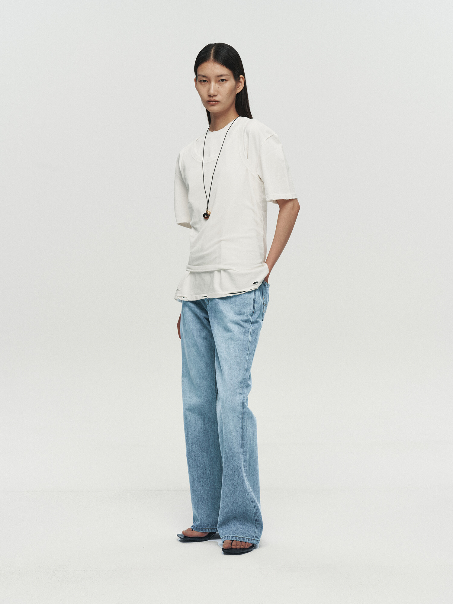 [HEUTE] HET AGED T-SHIRT (WHITE)