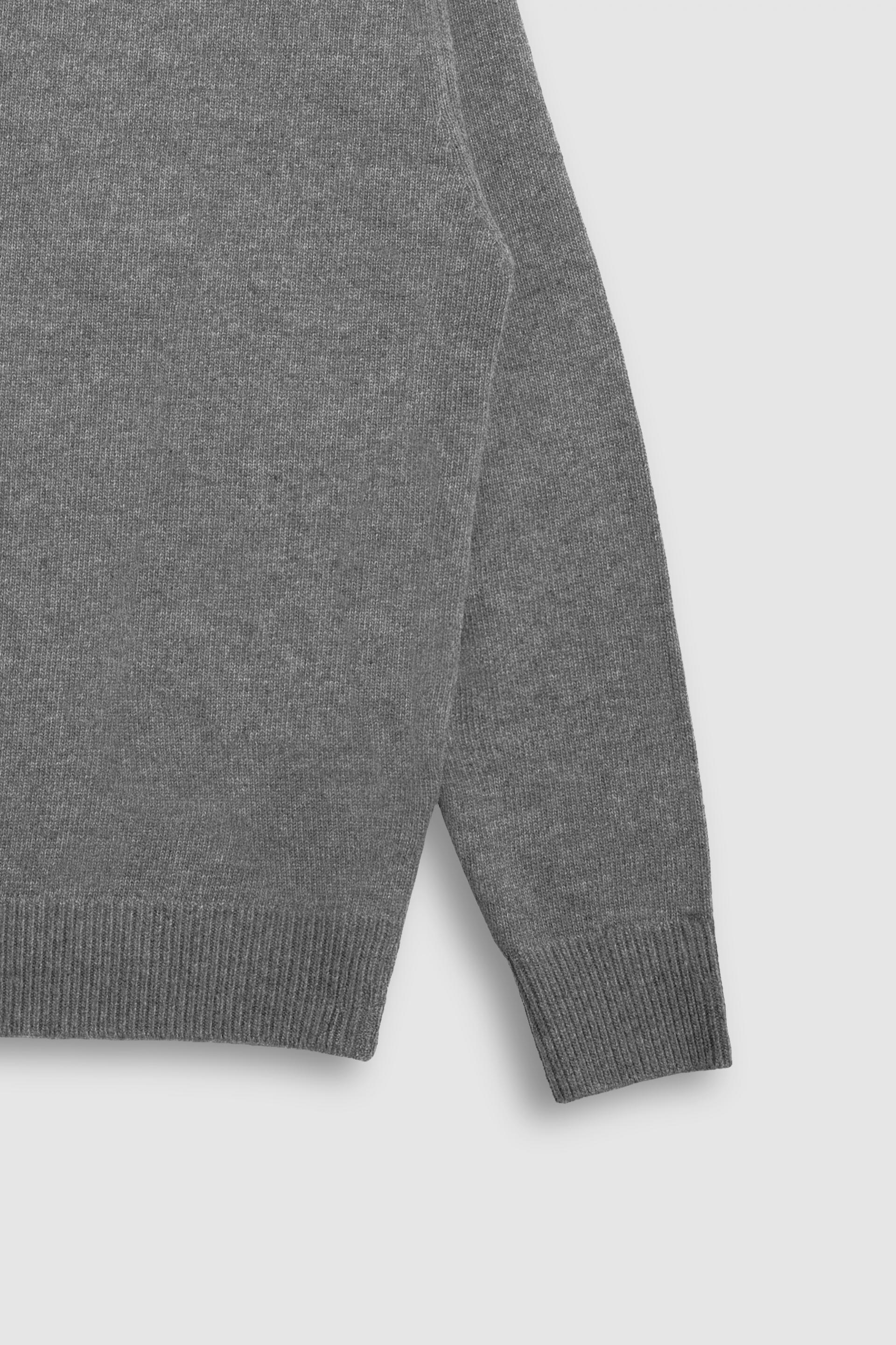 [monsieur] Balance Knit charcoal Gray