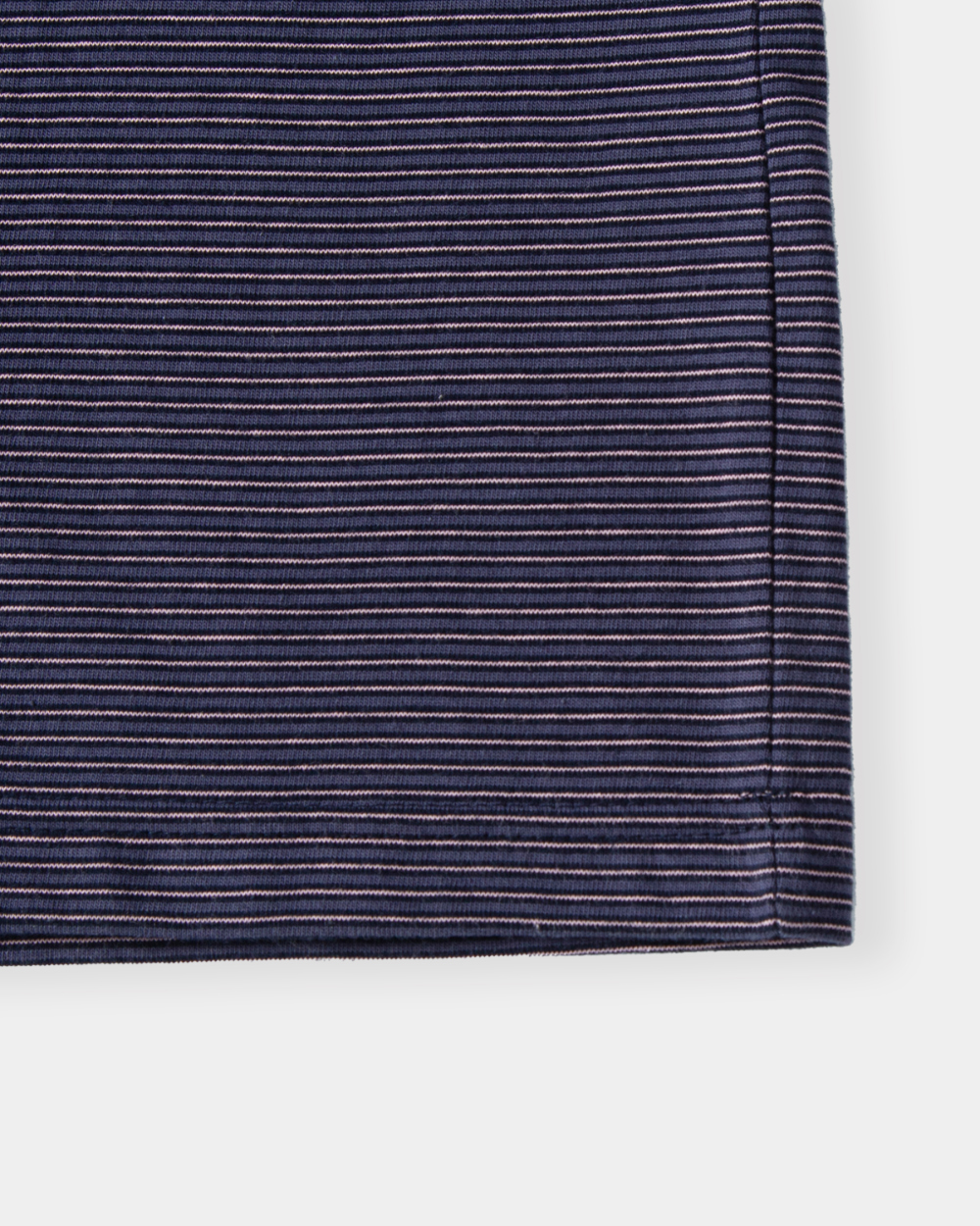 [kineto] Blend Stripe Cotton T-Shirt_Multi Purple