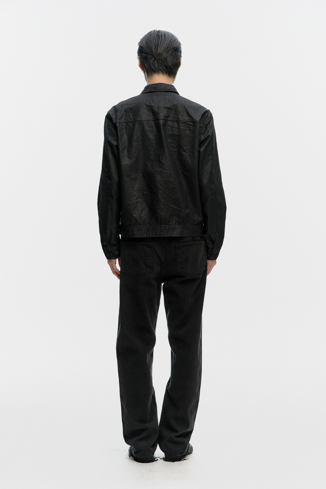 [SURFACE EDITION] FLANNEL 4-POCKET JACKET BLACK