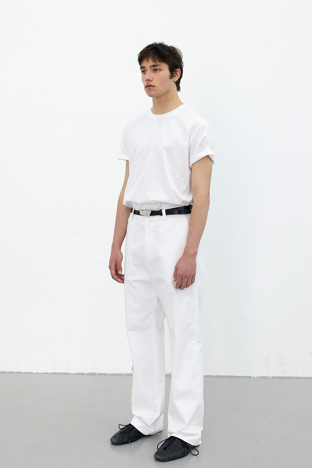 [ANYTIME LOREAK] POPPY WIDE COTTON PANTS - WHITE
