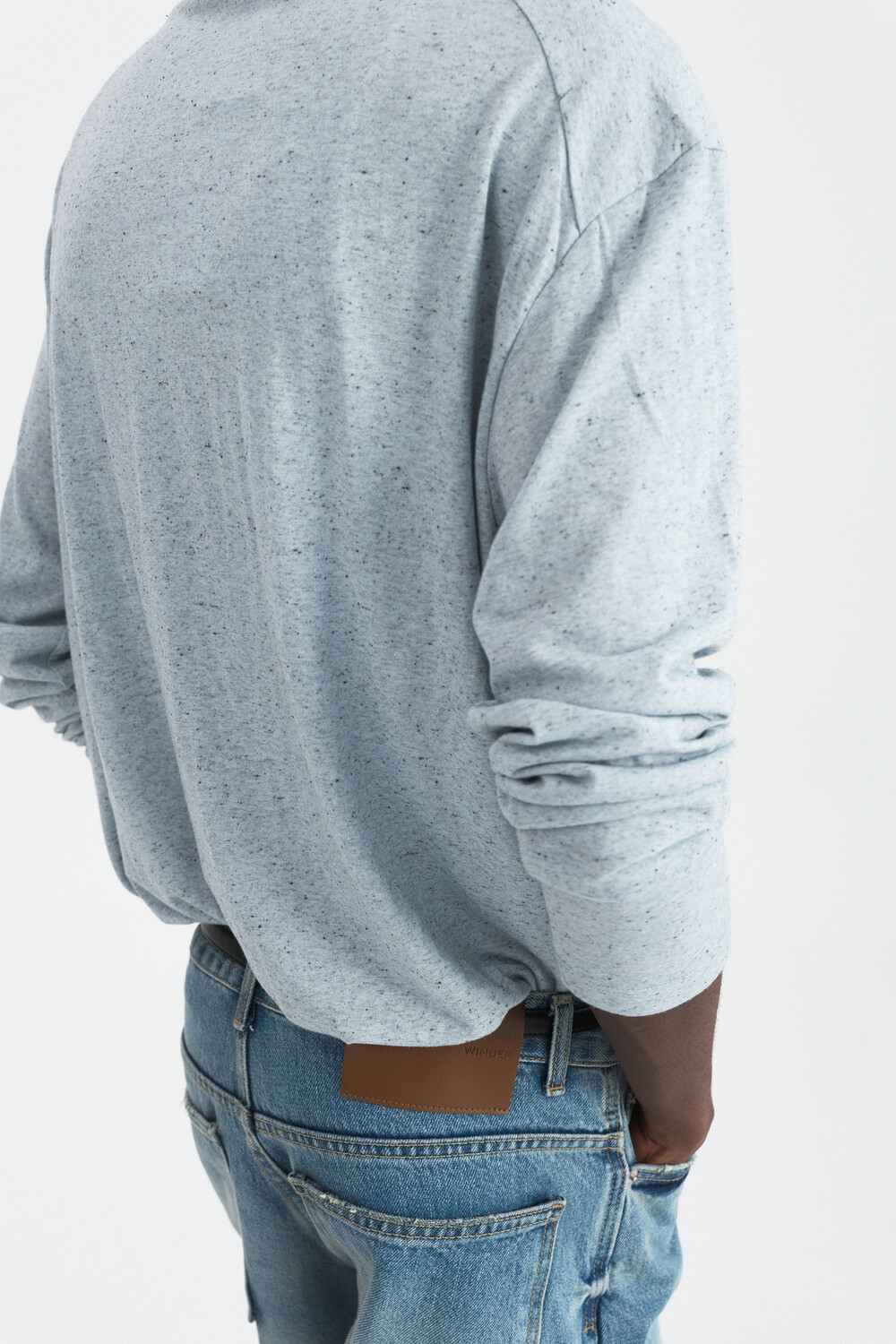 [WINDER] NEPP OREO JERSEY TOP - LIGHT BLUE