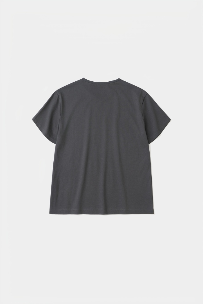[KANGJUNGSEOK] PERMANENT FOR EVERYONE T-SHIRTS CHACOAL