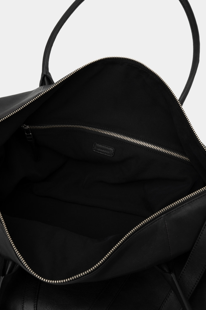 [KANGJUNGSEOK] PERMANENT LEATHER BAG 04 BLACK