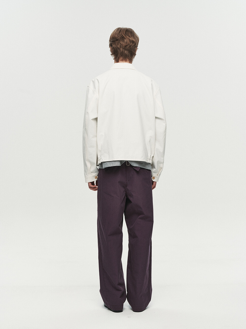 [HEUTE] MARTIN STRUCTURED BOMBER JACKET (OFF WHITE)