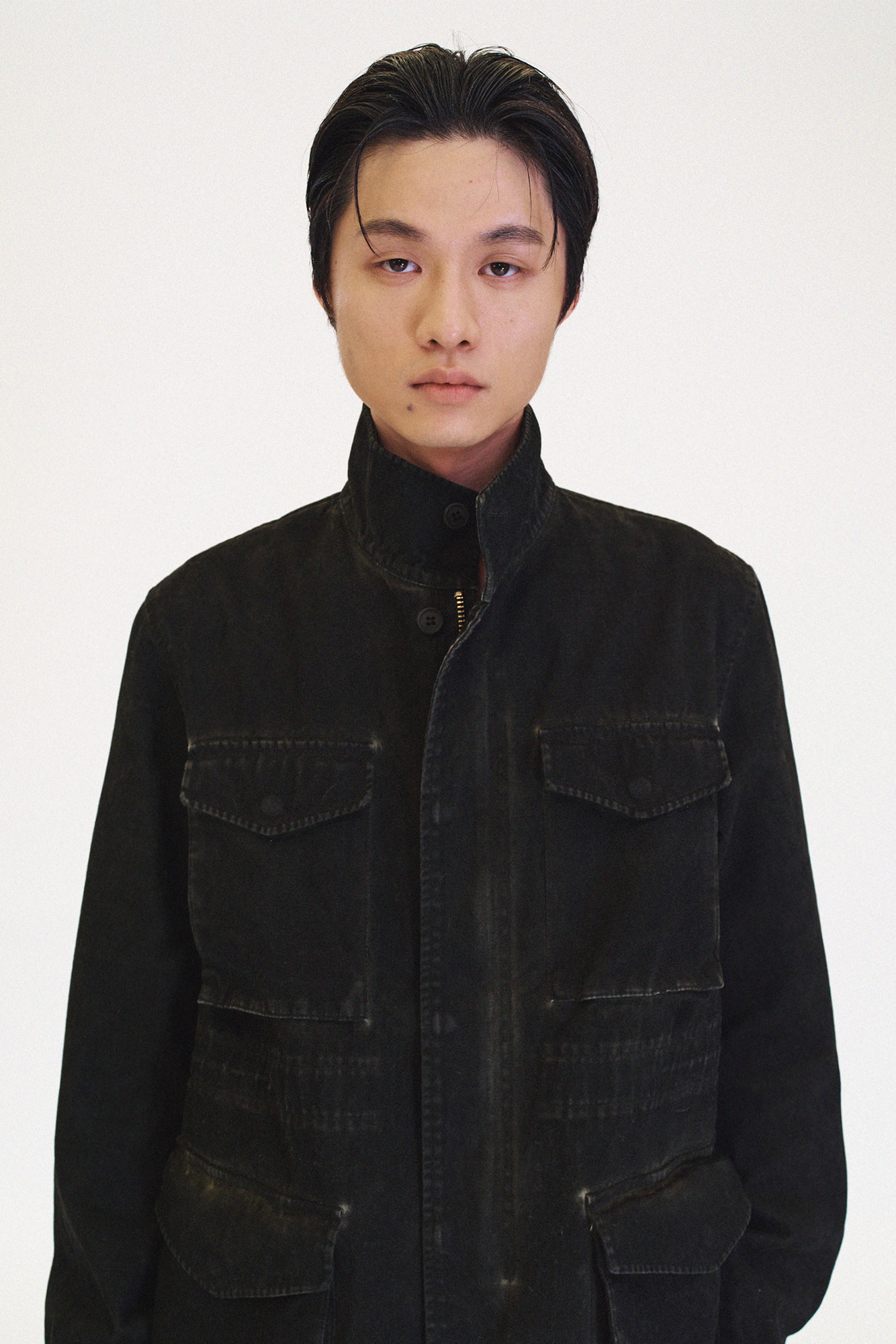 [SURFACE EDITION] OVERDYED FIELD JACKET BLACK