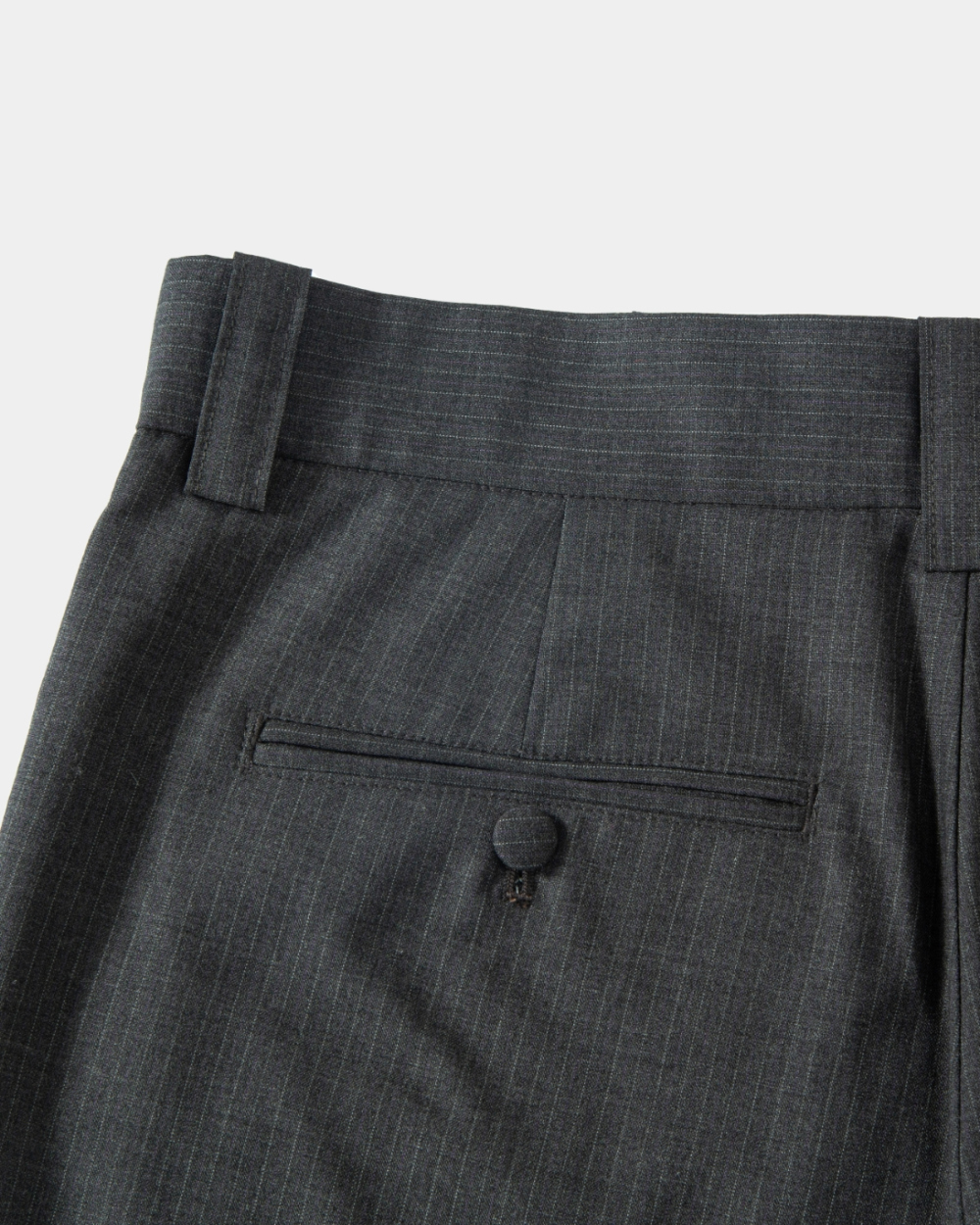 [kineto] Pin Stripe Wool Flare Pants_Grey