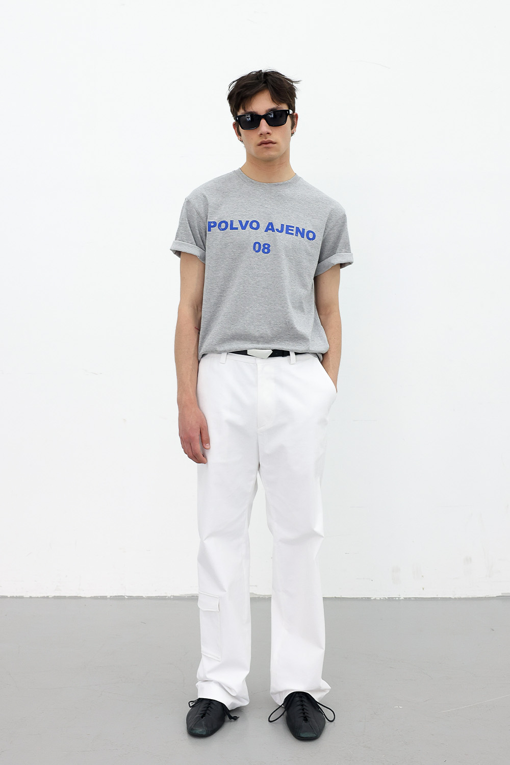 [ANYTIME LOREAK] PRIMROSE HALF TEE - GRAY