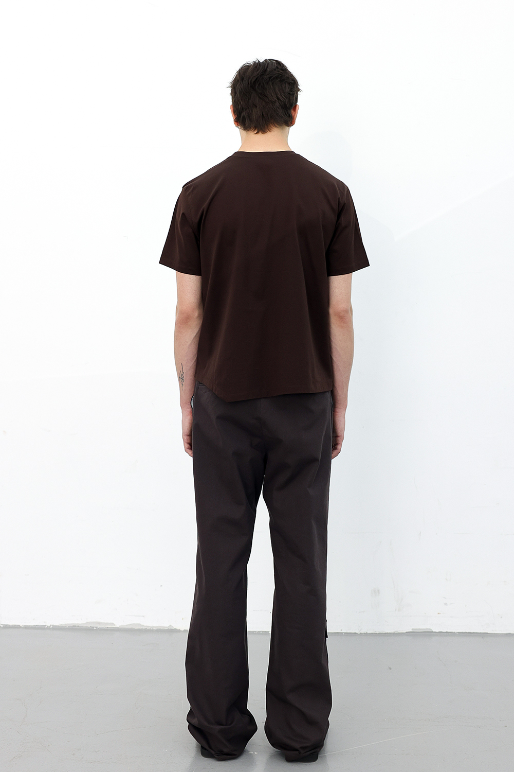 [ANYTIME LOREAK] POPPY WIDE COTTON PANTS - BROWN