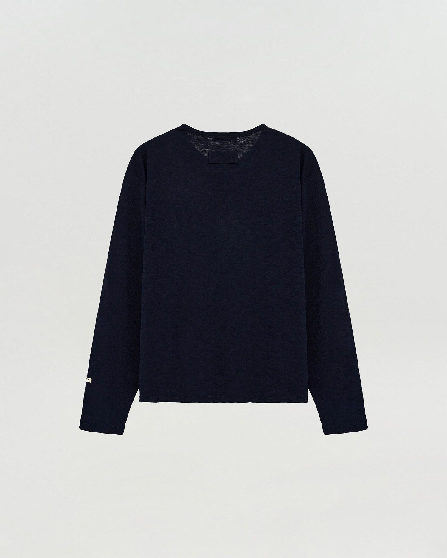 [HEUTE] BASE SLUB HENLEY NECK T-SHIRT (NAVY)