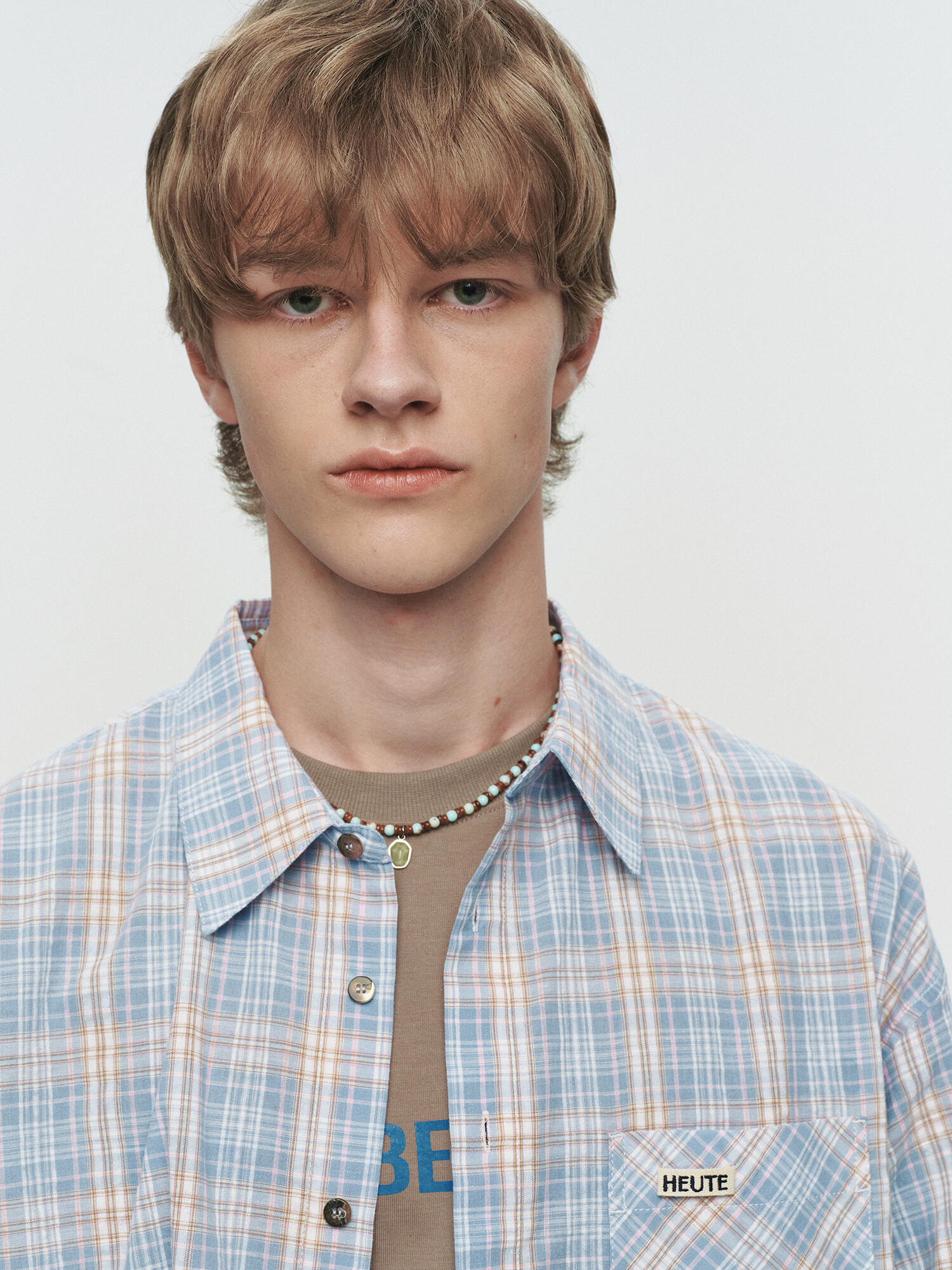 [HEUTE] REGULAR COLLAR MARCO SHIRT (BLUE)