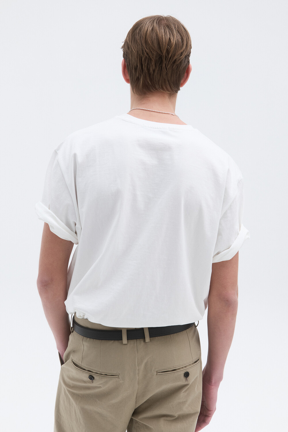 [WINDER] CF COTTON T-SHIRTS - NATURAL WHITE