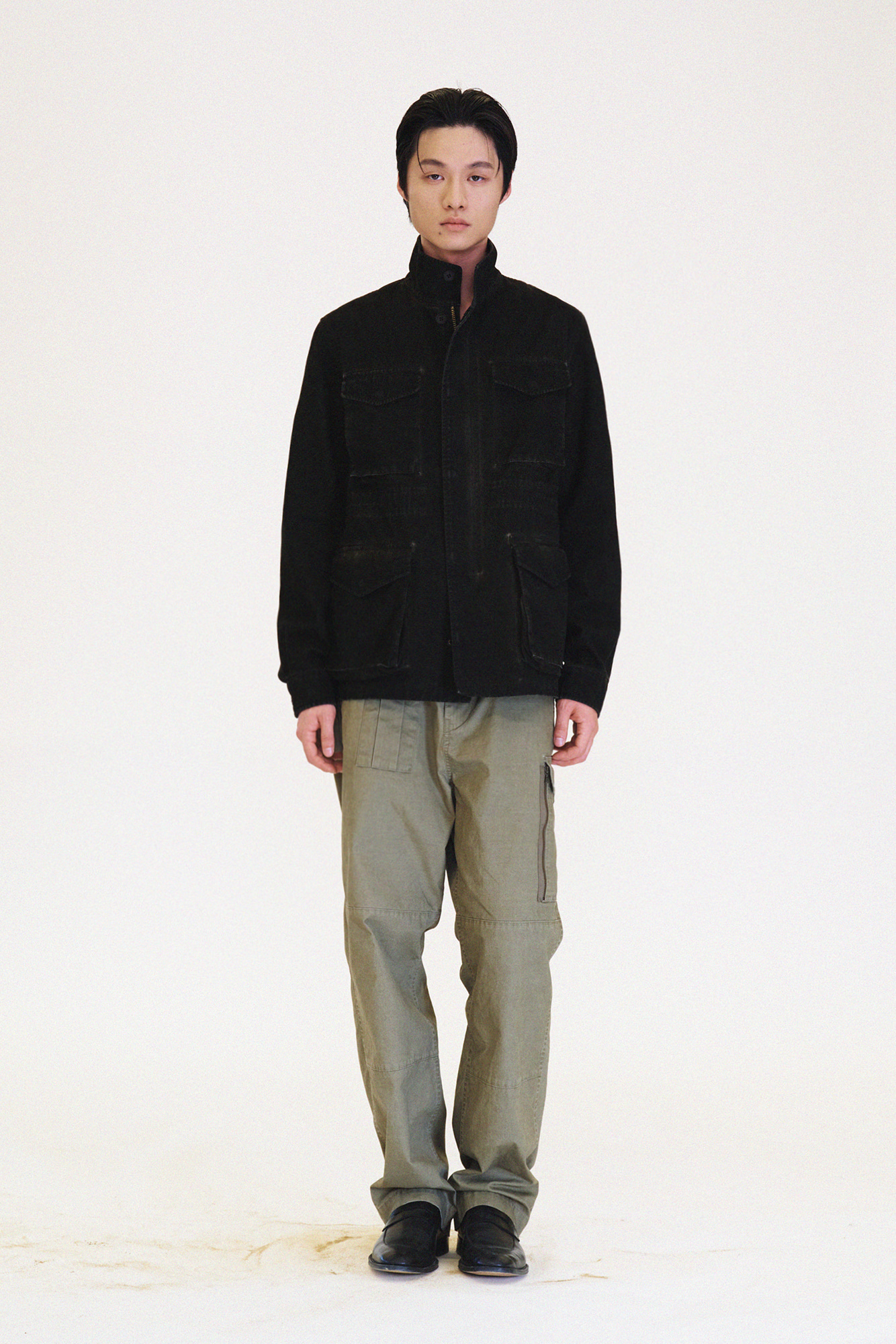 [SURFACE EDITION] OVERDYED FIELD JACKET BLACK