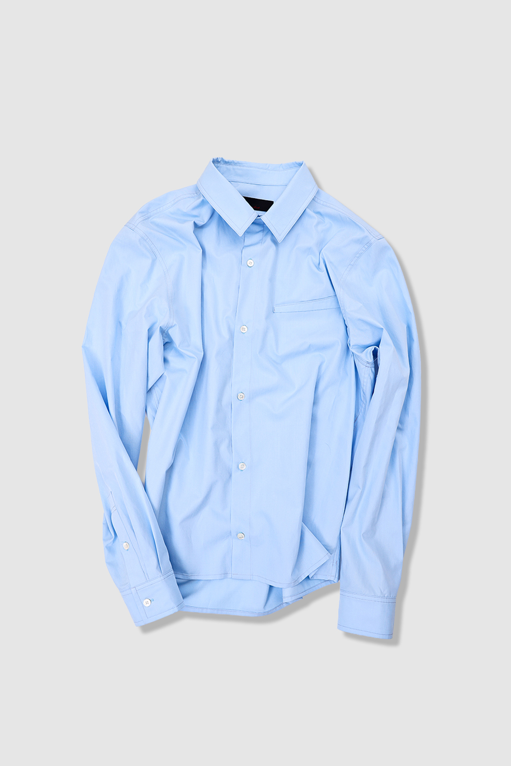 [ANYTIME LOREAK] FREESIA BLOOM SHIRT - SKY BLUE