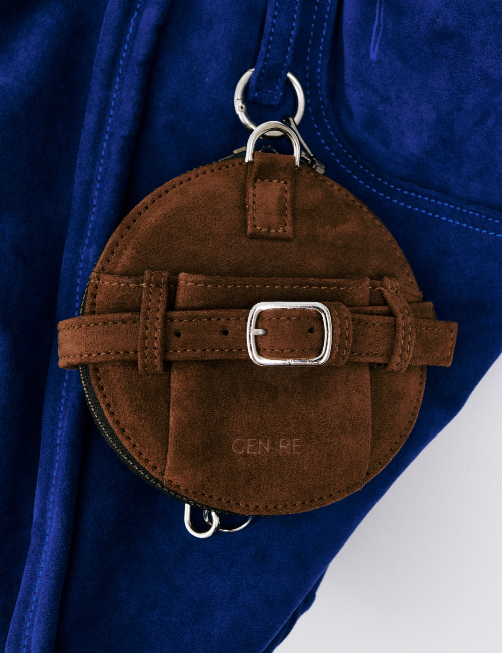[GEN:RE] Archive Trouser Round Bag Brown