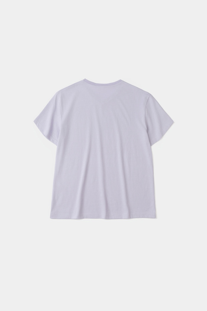[KANGJUNGSEOK] PERMANENT FOR EVERYONE T-SHIRTS LIGHT PURPLE