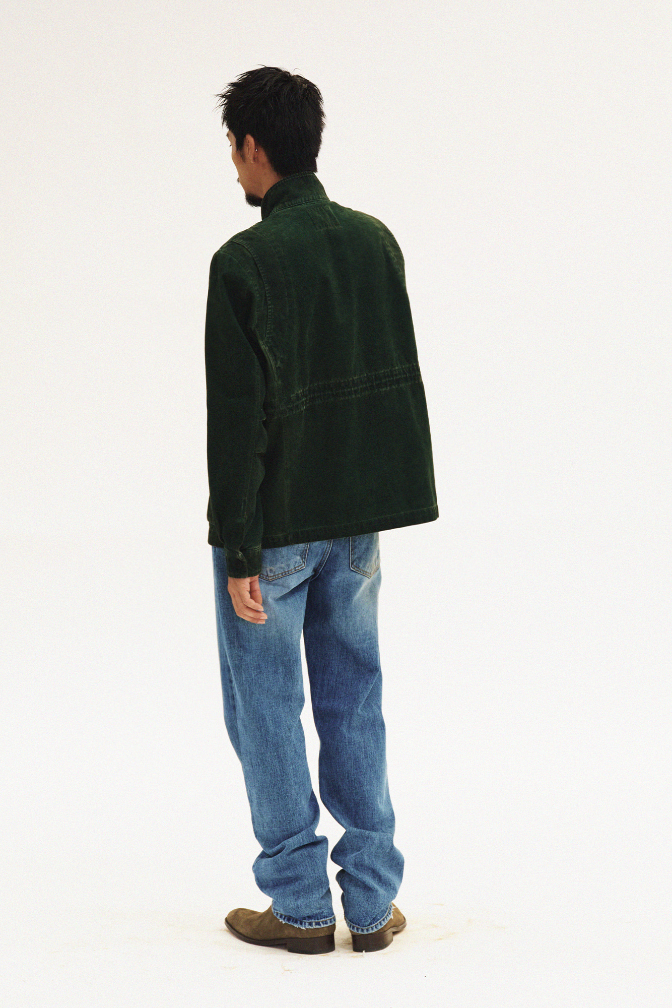 [SURFACE EDITION] OVERDYED FIELD JACKET WASHED GREEN
