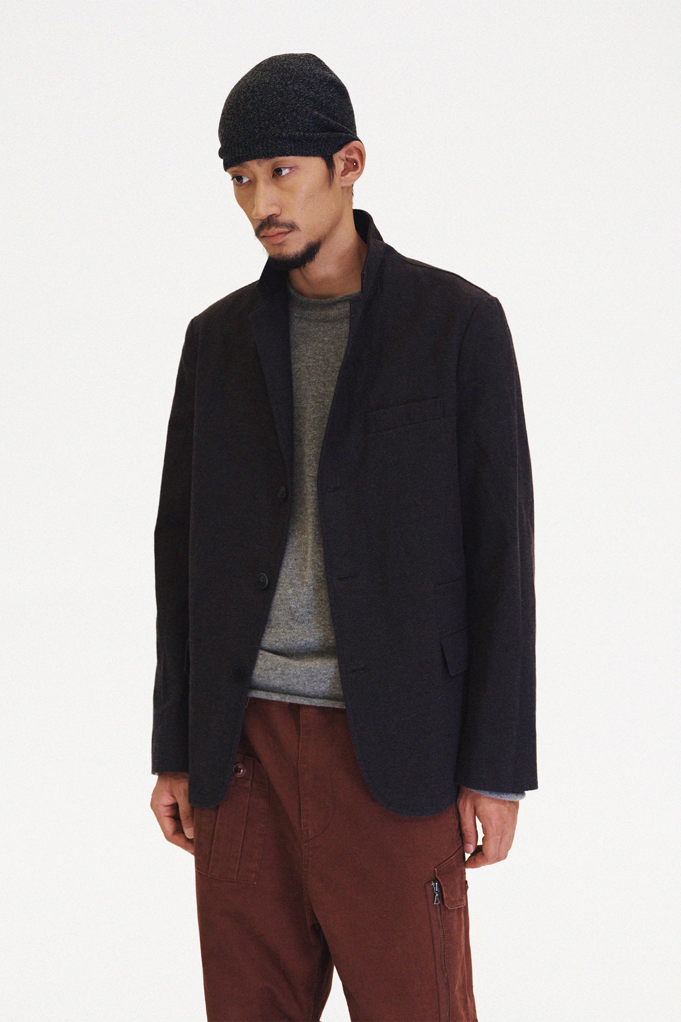 [SURFACE EDITION] PITT BLAZER CHARCOAL