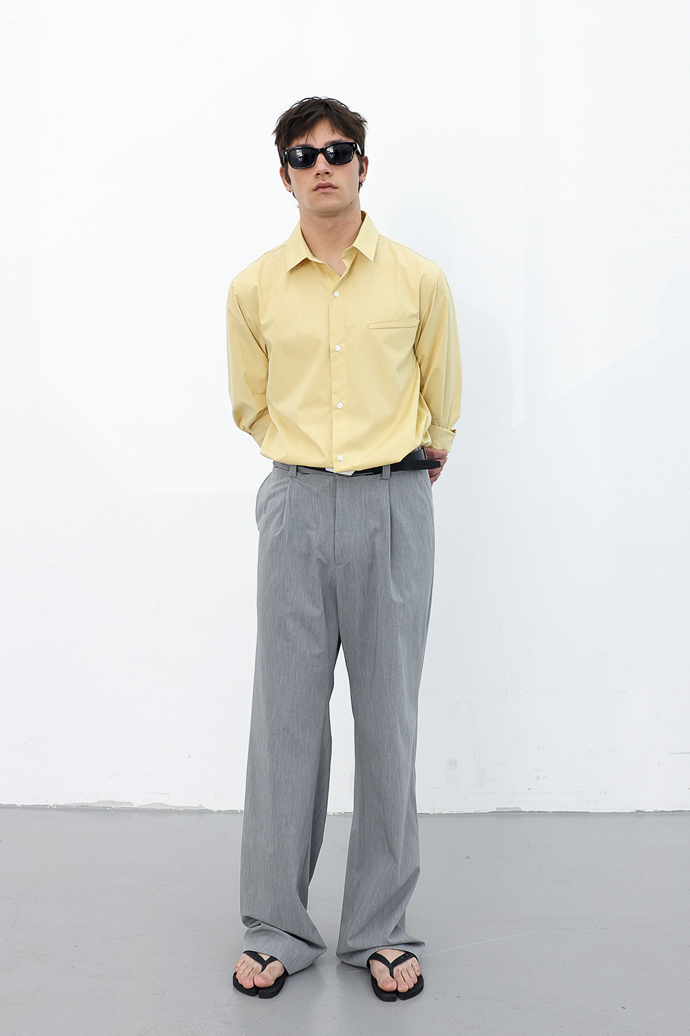 [ANYTIME LOREAK] FREESIA BLOOM SHIRT - YELLOW