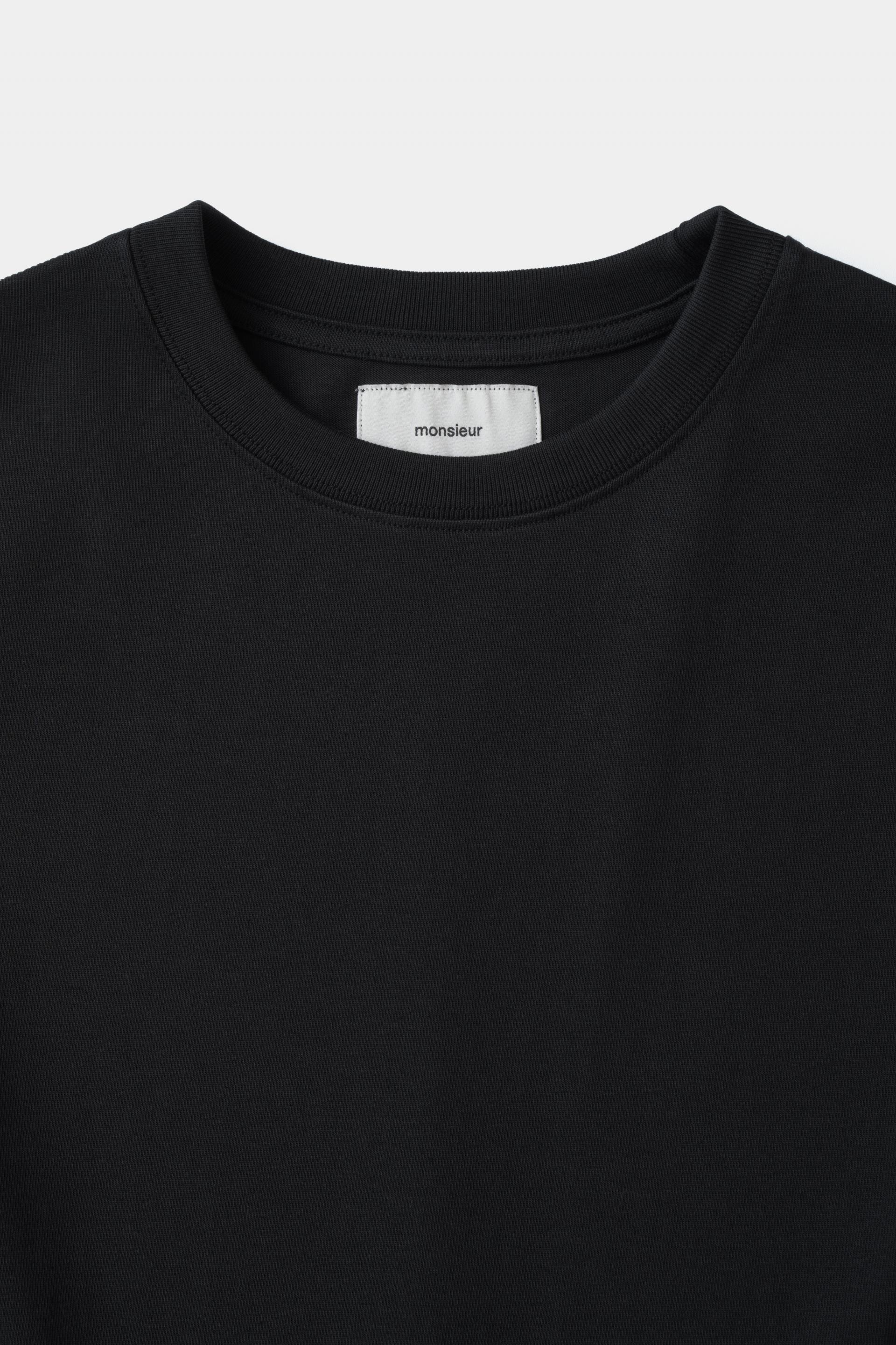 [103MONSIEUR] Balance T-shirts Black