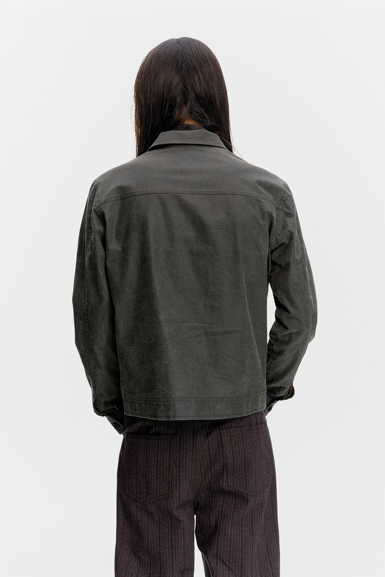 [SURFACE EDITION] FLANNEL 4-POCKET JACKET CHARCOAL
