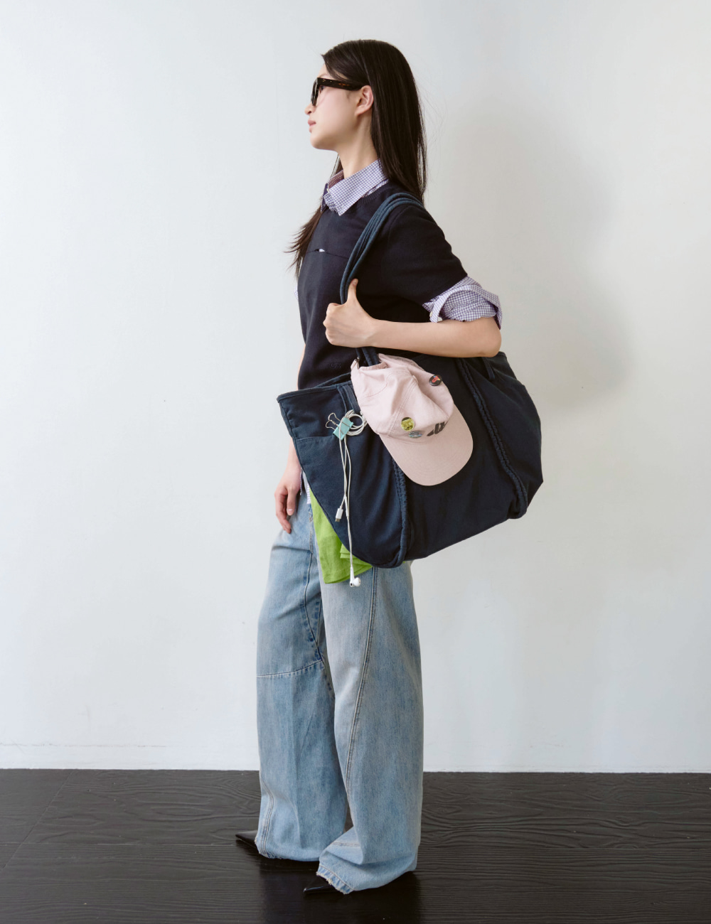 [GEN:RE] Archive Trouser Bag Navy