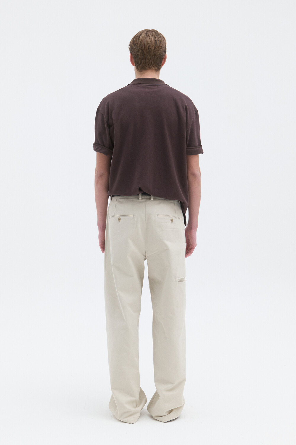 [WINDER] CLASSIC PIQUE TOP - VINTAGE BROWN