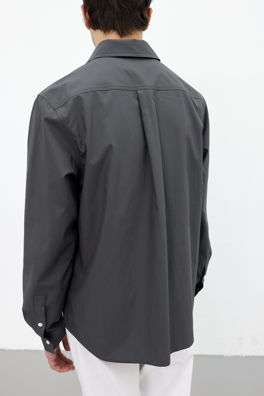 [ANYTIME LOREAK] FREESIA BLOOM SHIRT - CHARCOAL