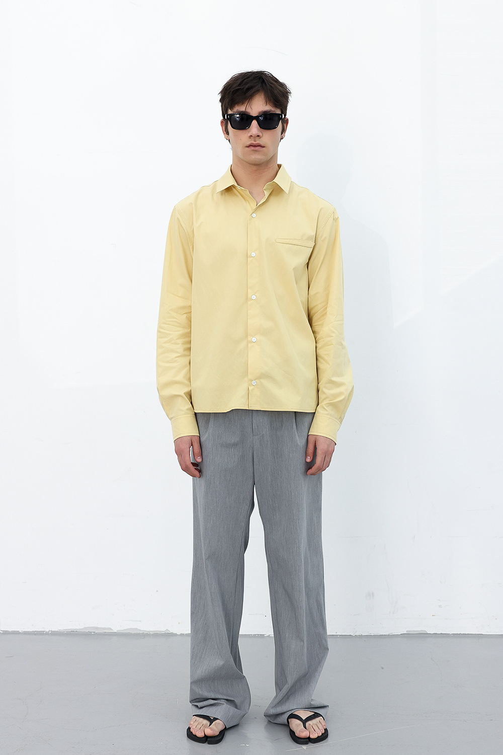 [ANYTIME LOREAK] FREESIA BLOOM SHIRT - YELLOW