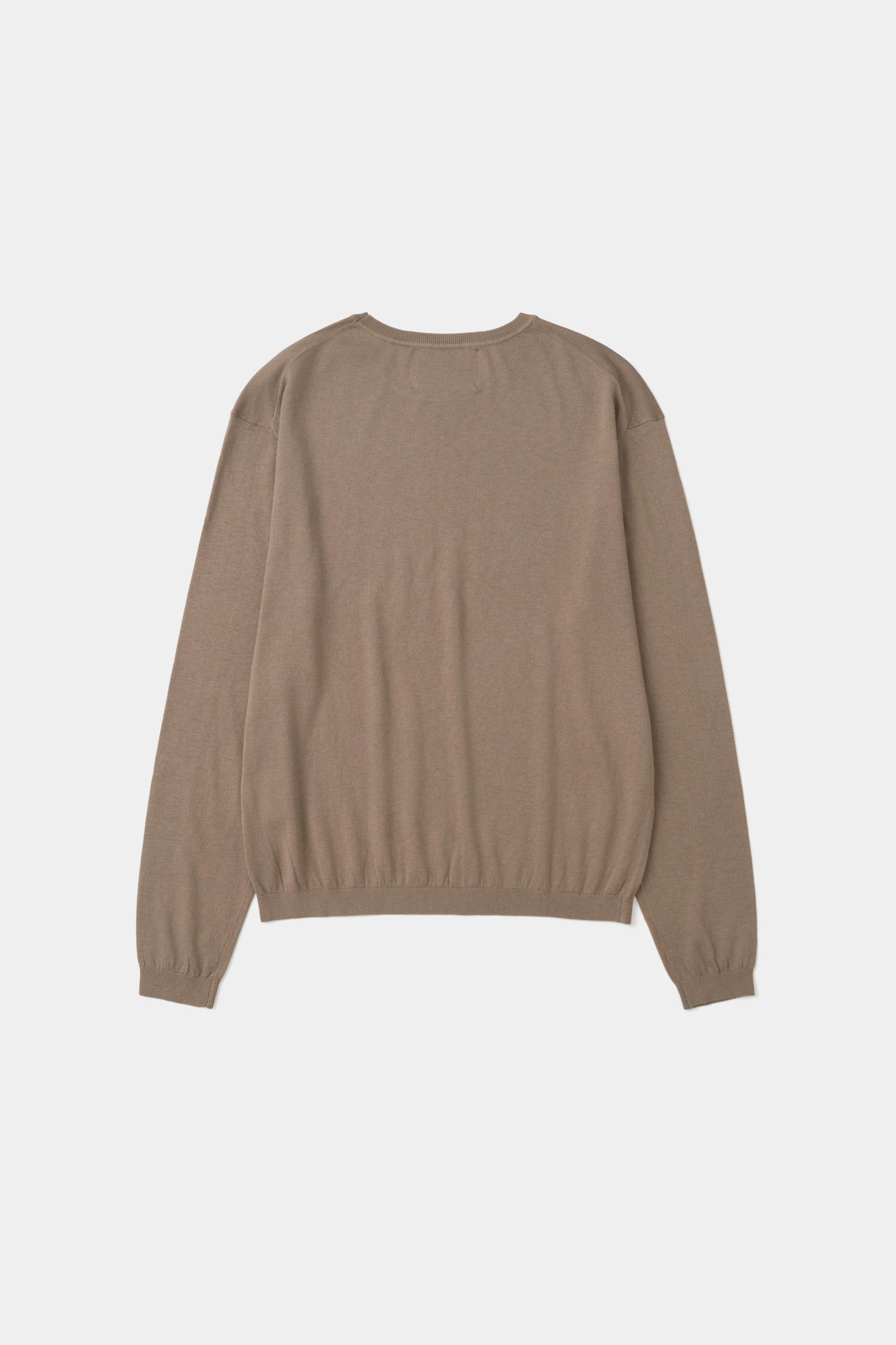 [KANGJUNGSEOK] PERMANENT KNIT,Brown