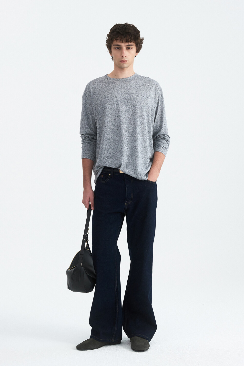 [WINDER] NEPP OREO JERSEY TOP - DARK GREY