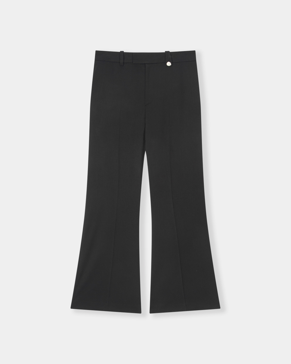 [kineto] Lustre Relaxed Wool Flare Pants_Black
