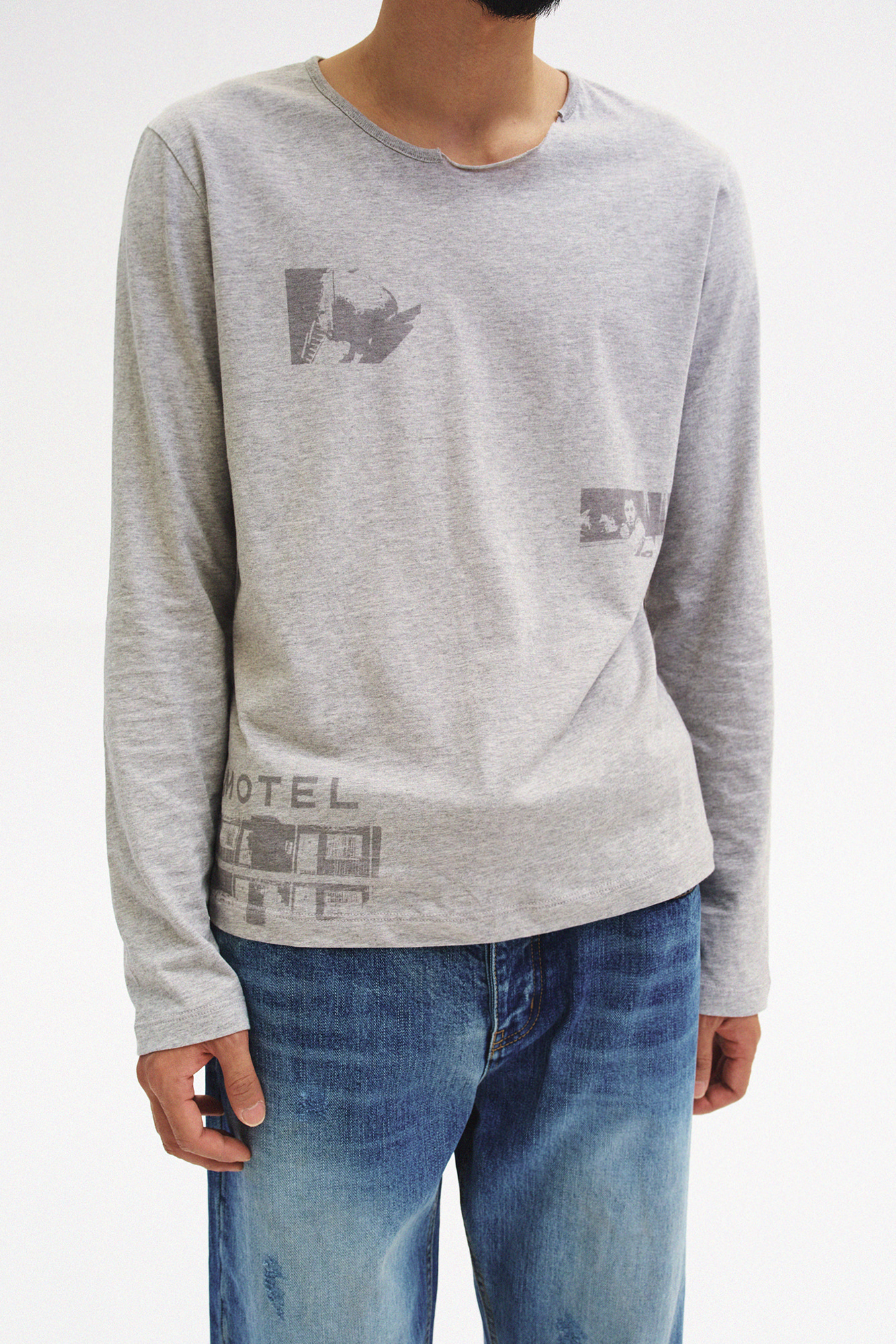 [SURFACE EDITION] DISCONNECT LONG SLEEVE TSHIRT GRAY