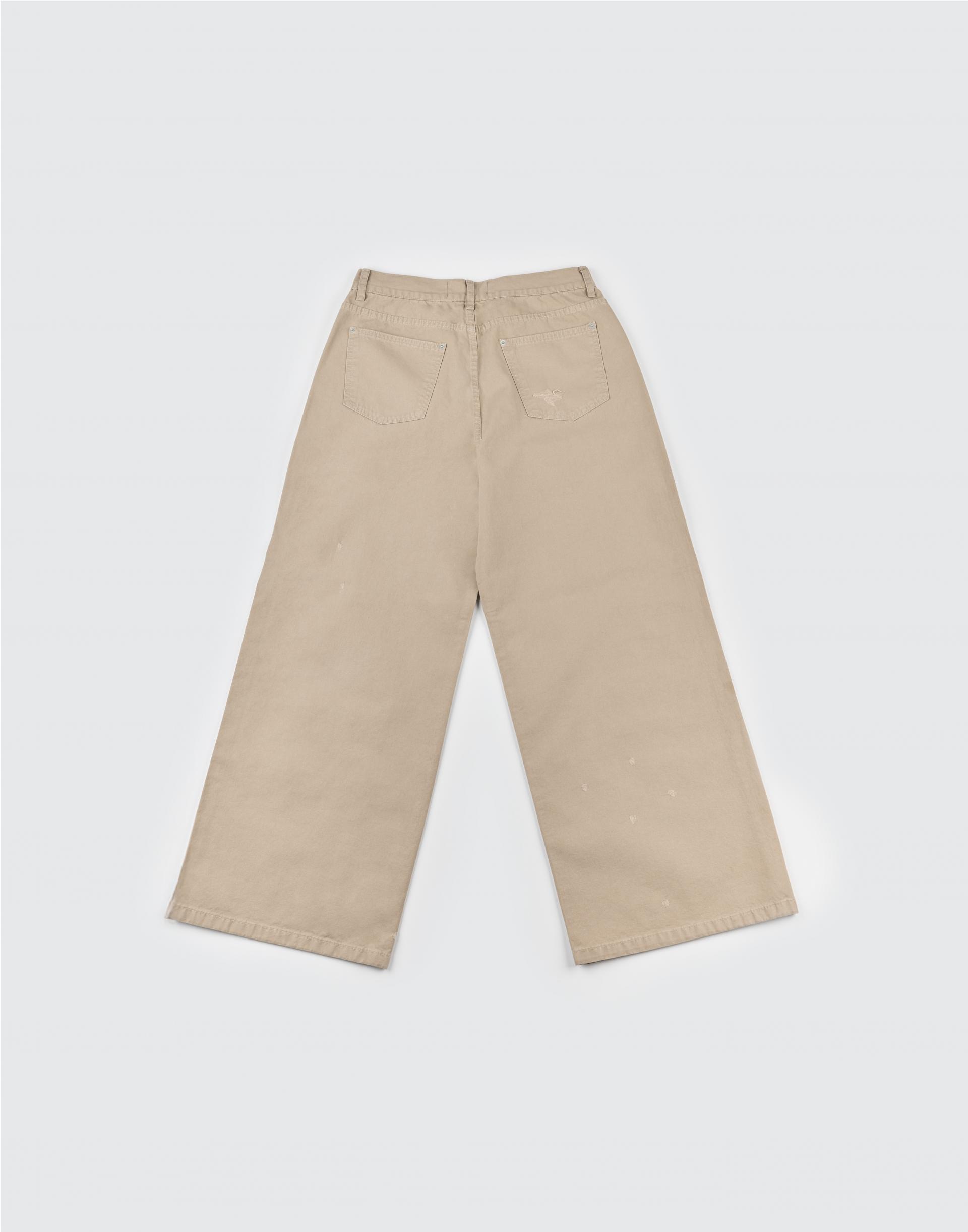 [MOOMYUNG] LATE 90'S WIDE DENIM (DIRTY BEIGE)