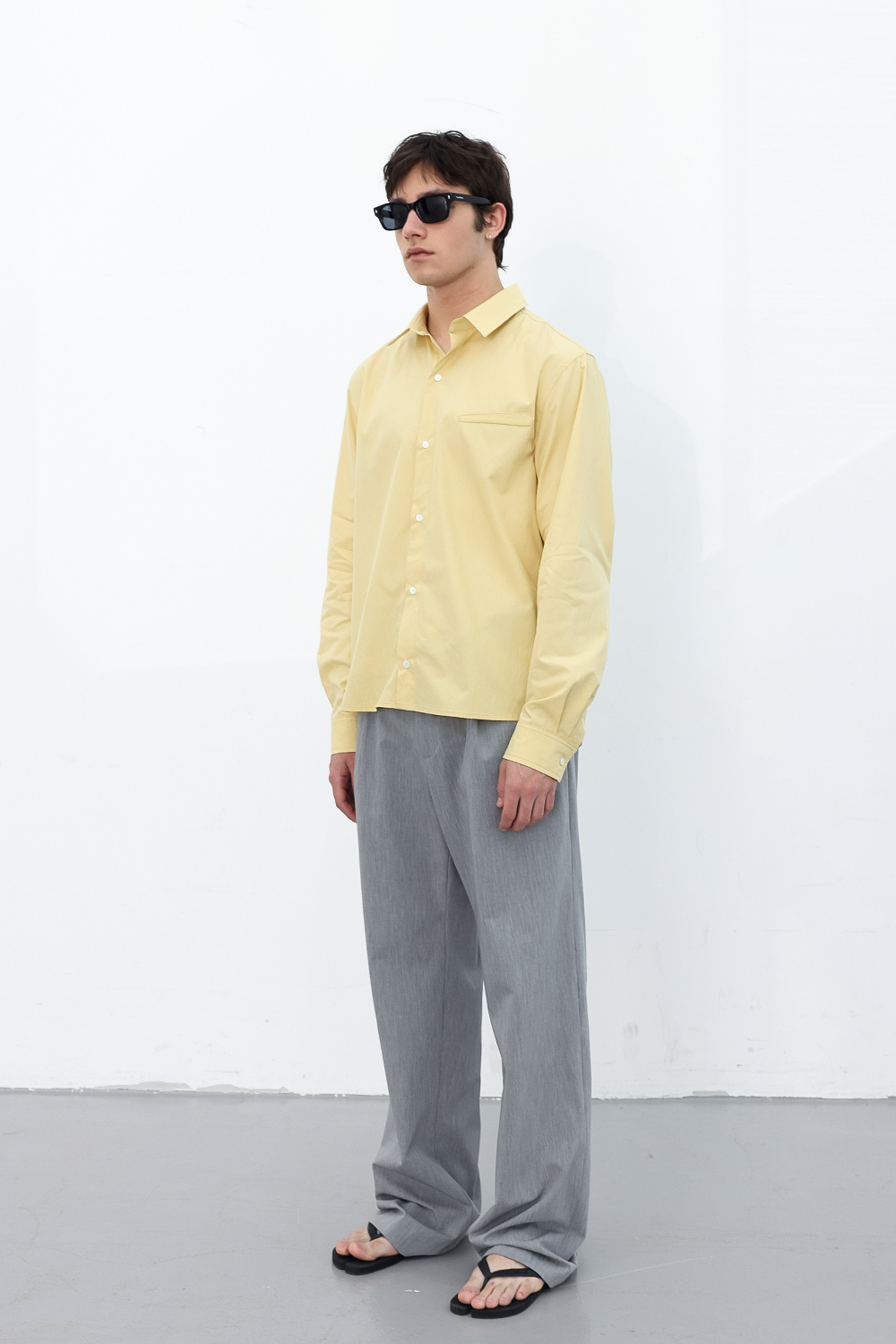 [ANYTIME LOREAK] FREESIA BLOOM SHIRT - YELLOW