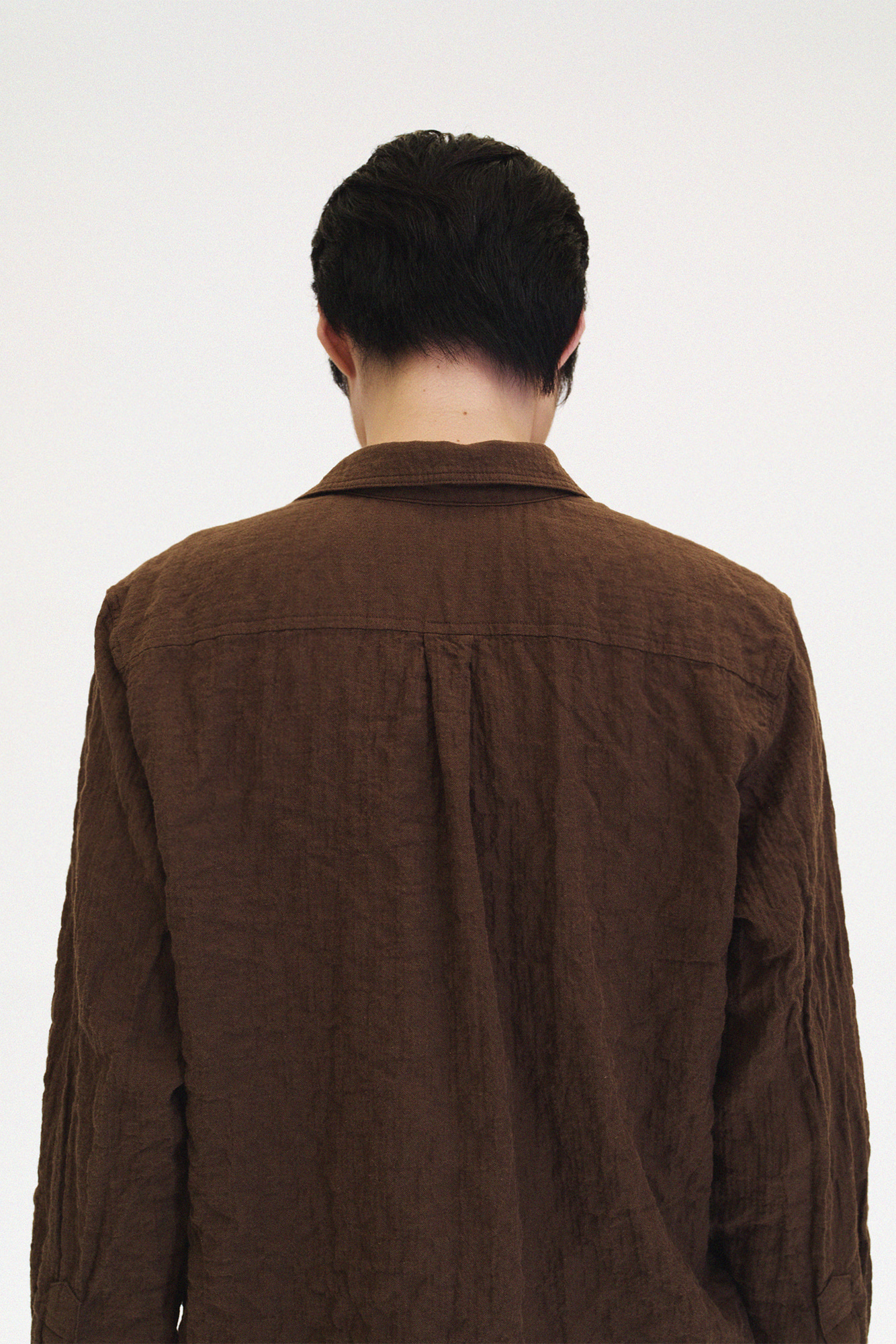 [SURFACE EDITION] BRUSHED WORK SHIRTS BROWN