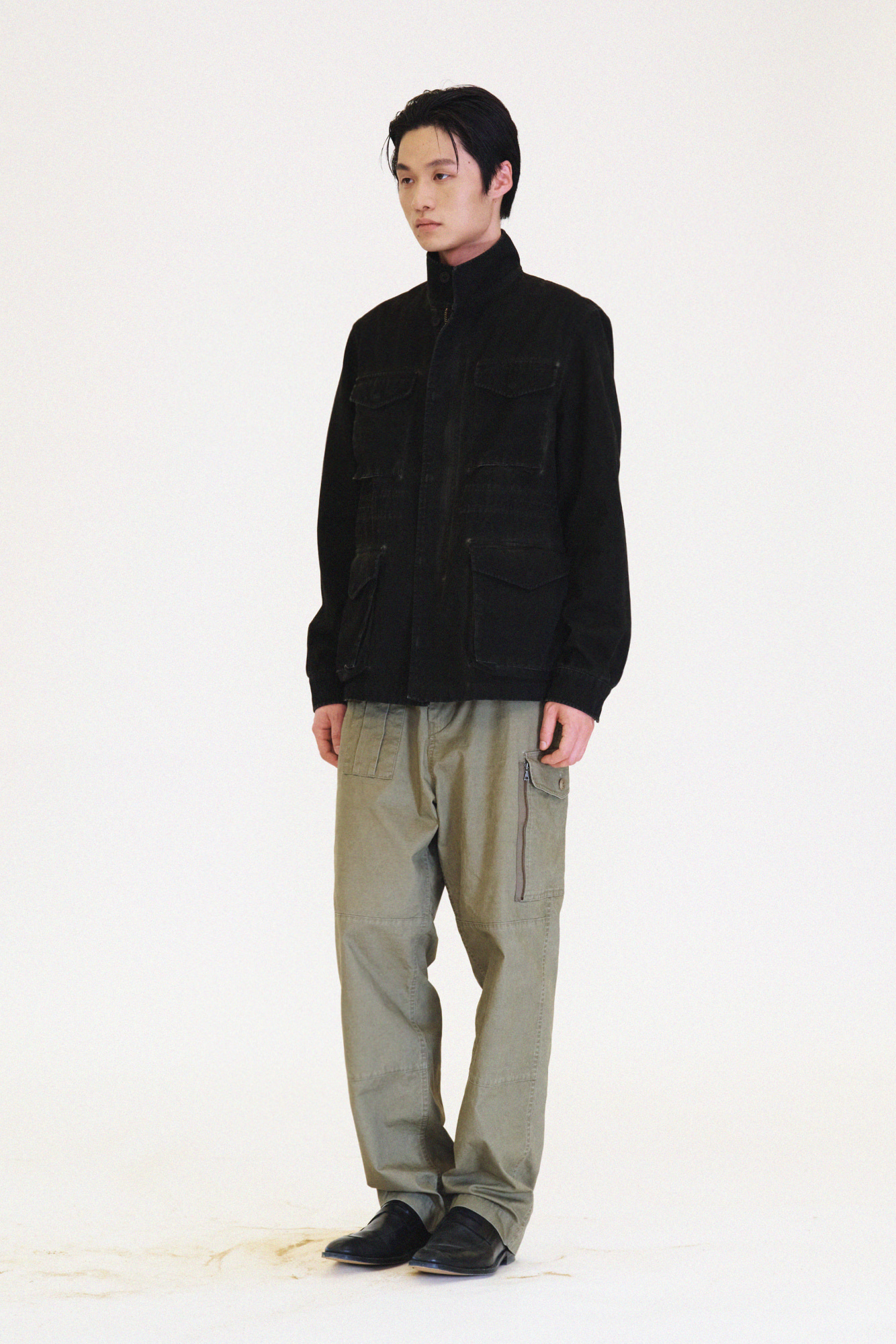 [SURFACE EDITION] OVERDYED FIELD JACKET BLACK