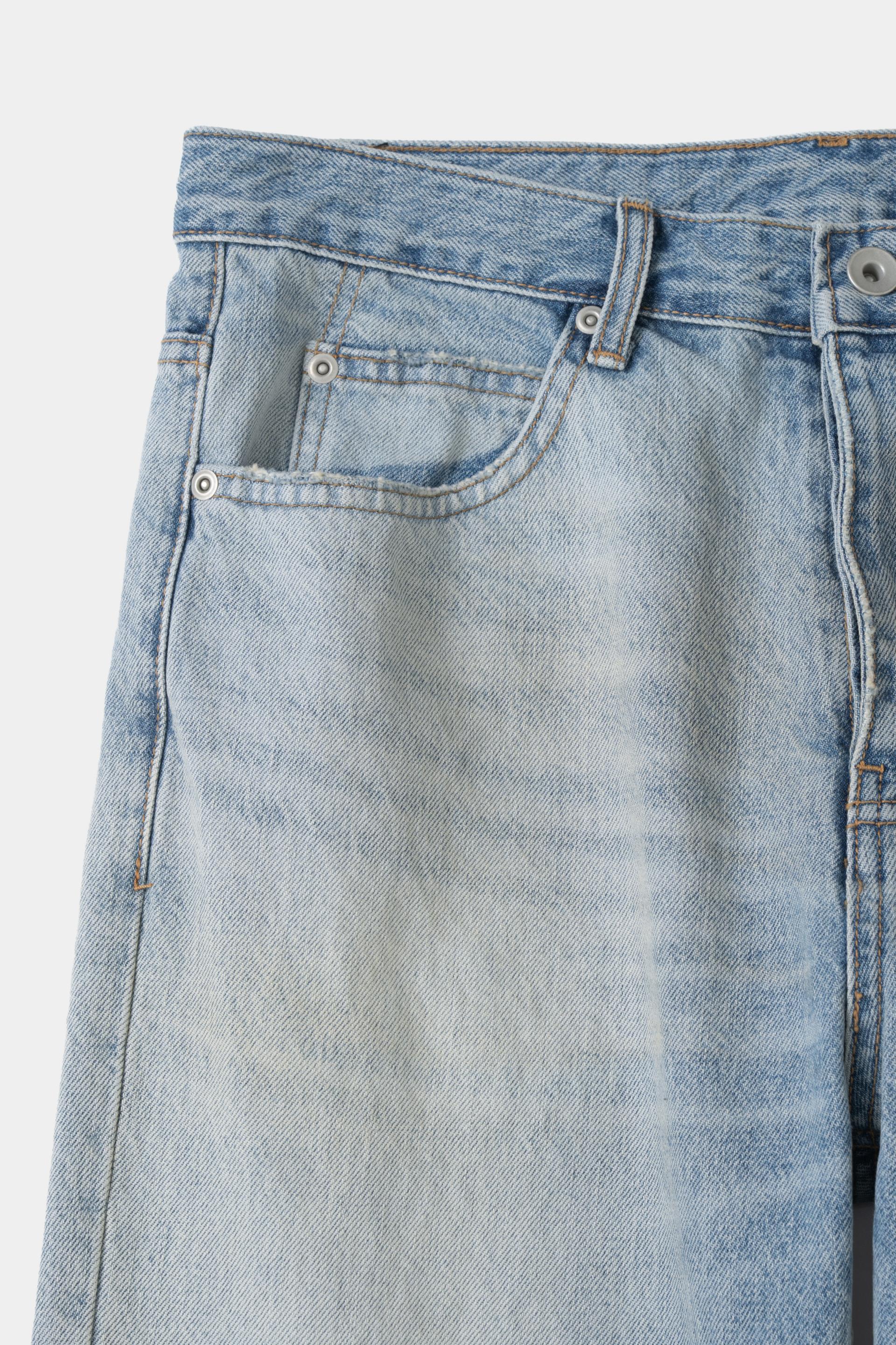 [KANGJUNGSEOK] DENIM PANTS TYPE 06 Light blue