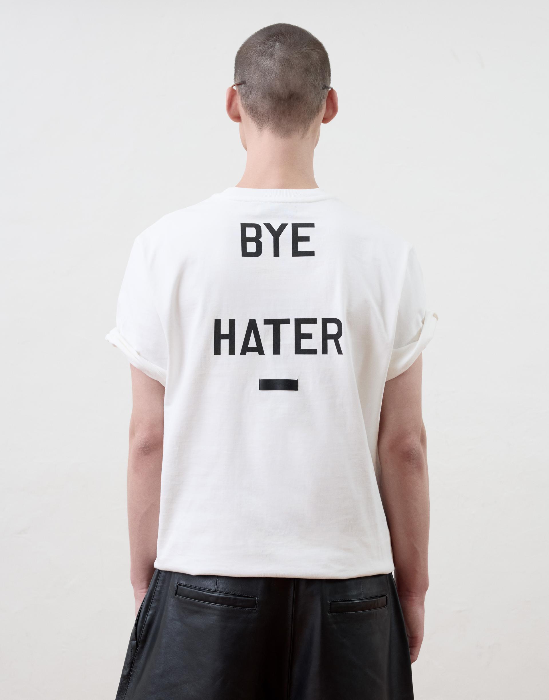 [MOOMYUNG] "HI HATER, BYE HATER" T-SHIRT (WHITE)