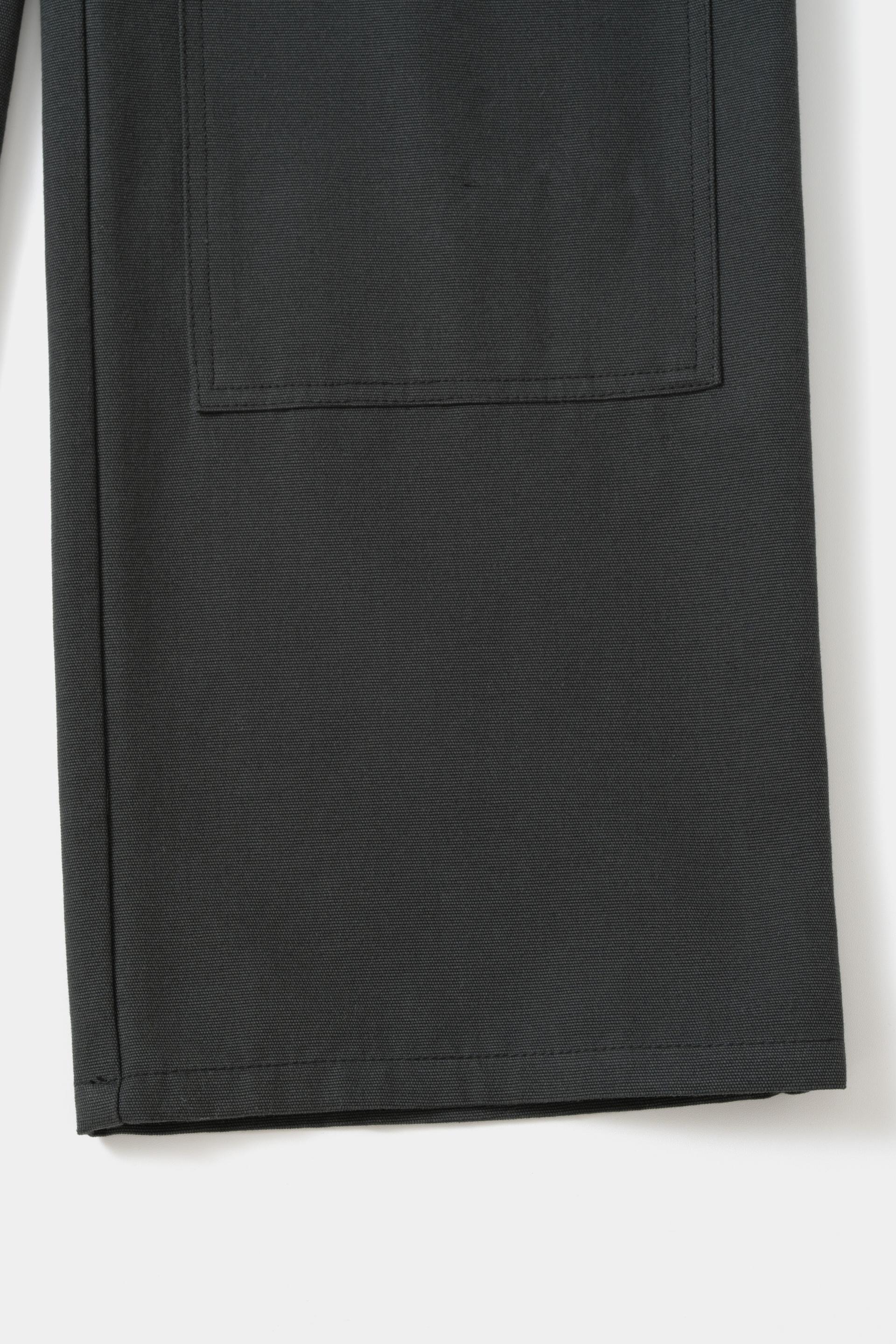 [KANGJUNGSEOK] DOUBLE KNEE PANTS Deep dark green