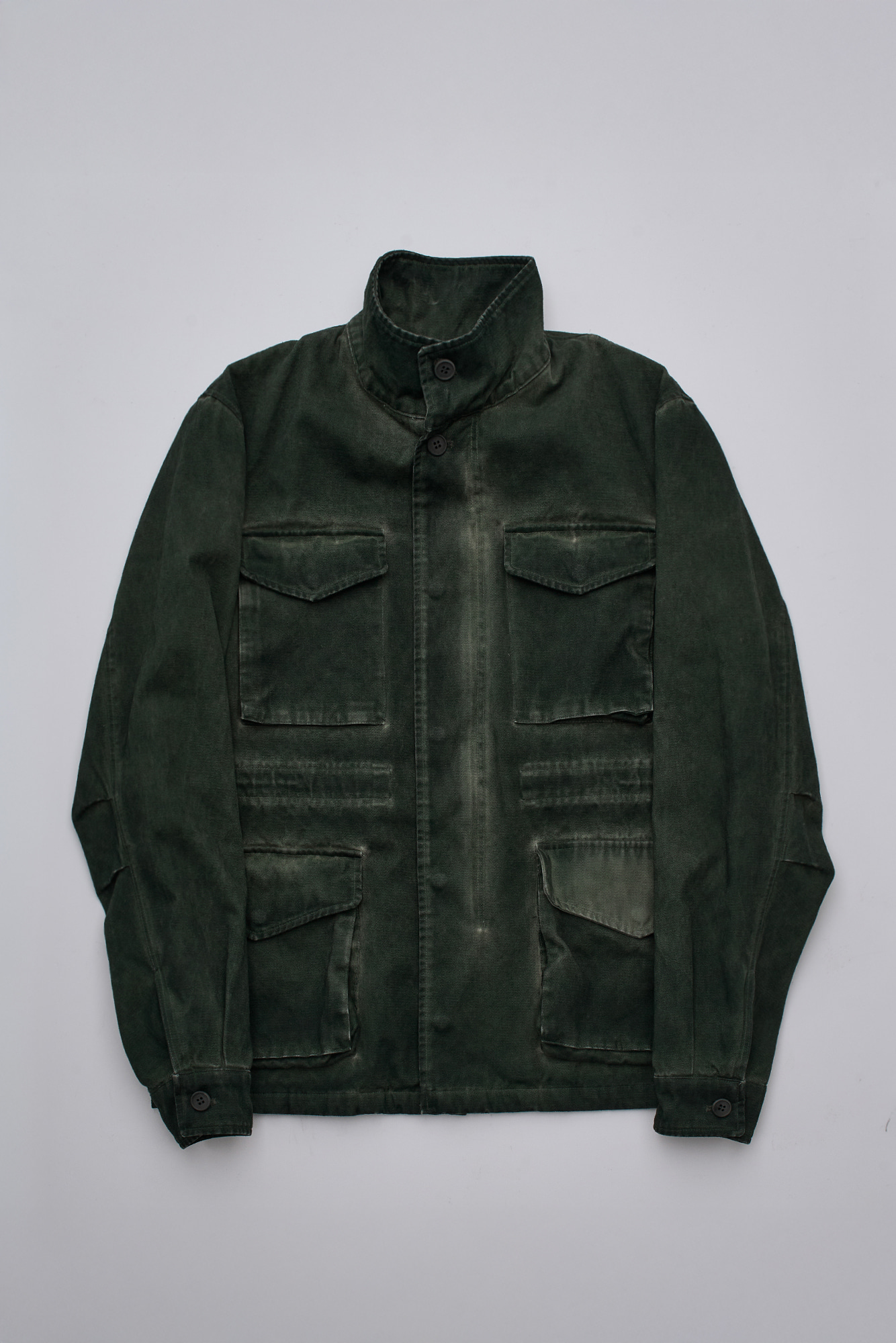 [SURFACE EDITION] OVERDYED FIELD JACKET WASHED GREEN